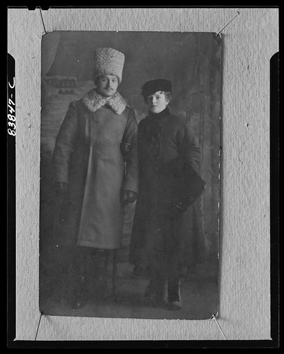Jewett City, Connecticut (vicinity). Relatives of Estonian farmer. These relatives have not been heard from since the war started