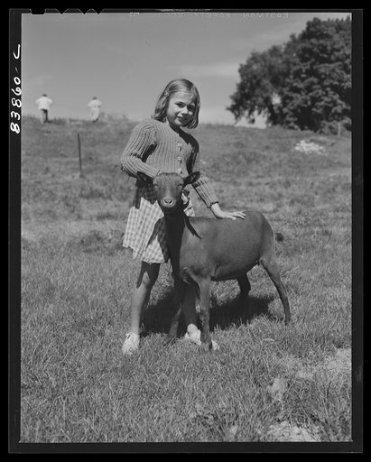 Windsor Locks, Connecticut (vicinity). Daughter of German farmer