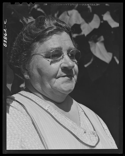 Windsor Locks, Connecticut (vicinity). German farmer's wife