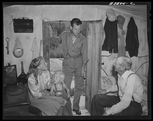 Richwood, West Virginia. (vicinity) Bryant Friend and his family in their home