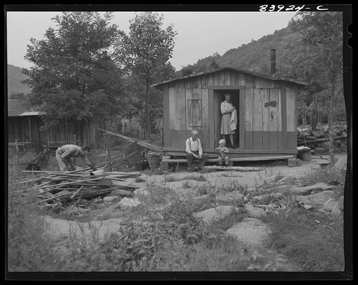 Richwood, West Virginia. (vicinity) The Friends' home