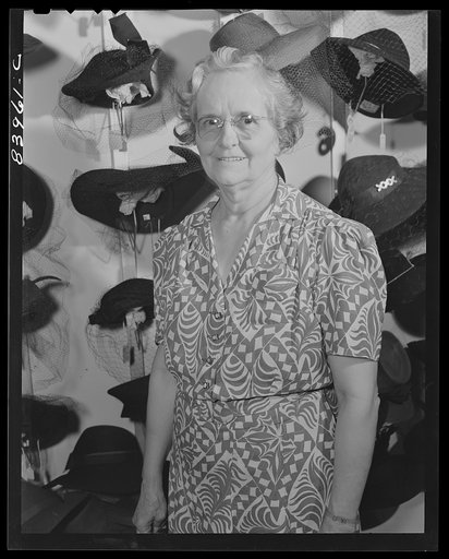 Richwood, West Virginia. Mrs. Burt Marshall thinks girls should not go away to work, and that the boys should be seventeen years old, but thinks on the whole, that the government-supervised labor recruiting is good for the boys, because it helps them be good citizens and participate in the war effor