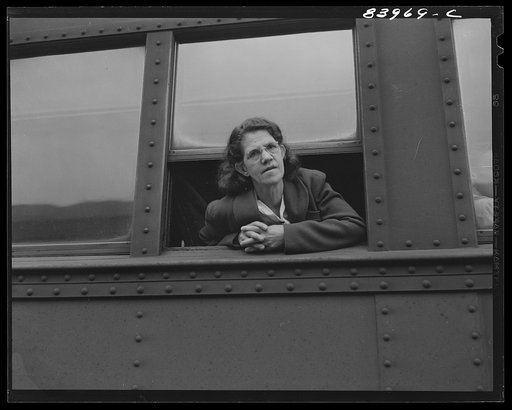 Richwood, West Virginia. Migratory worker en route to New York state from Richwood