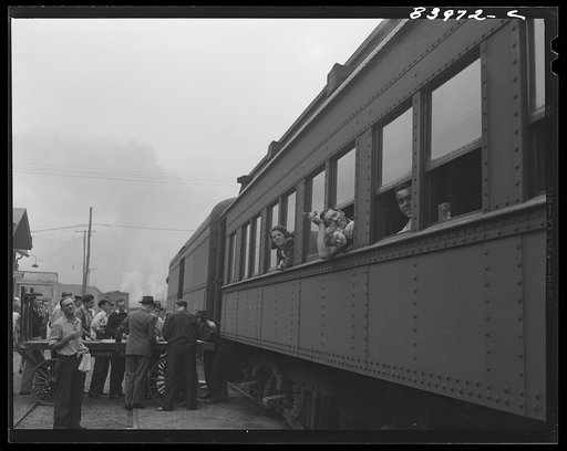 Richwood, West Virginia. Migratory workers en route to New York state from Richwood
