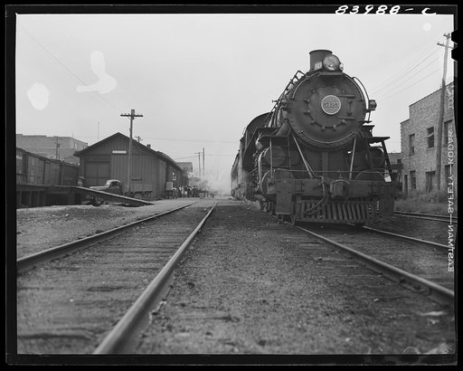 Richwood, West Virginia. Baltimore and Ohio train