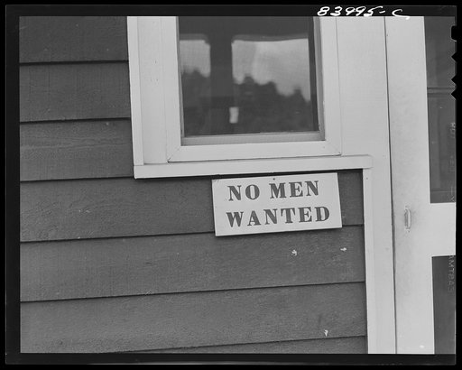 Richwood, West Virginia. Employment office of the Cherry boom lumber company