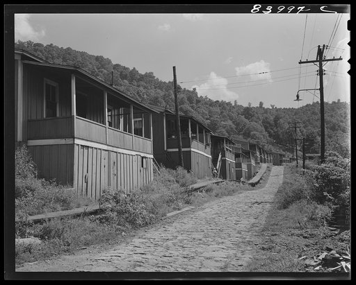 Richwood, West Virginia. Company-owned worker's home near the Cherry boom lumber mill