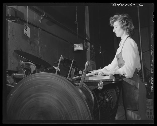 Untitled photo, possibly related to: Richwood, West Virginia. Louise Thompson, printer's devil