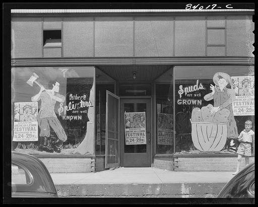 Richwood, West Virginia. Chamber of Commerce sponsors a pagent called "Spuds and Splinters" once a year