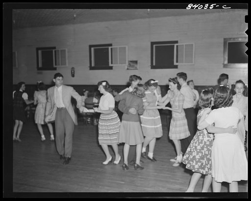 Untitled photo, possibly related to: Richwood, West Virginia. Local dance hall