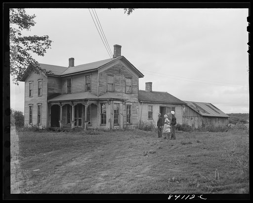 Albion, New York (vicinity). The Friends' new home on the Nesbitt farm, where they will live rent free and work