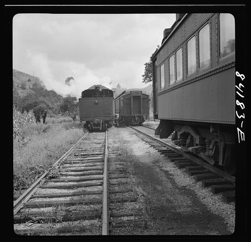 Picking up the Clay section of the special train carrying agricultural workers to upper New York state