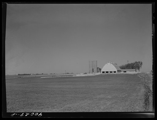 A Witwer dairy and cattle farm. Mr. Witwer also owns a chain of grocery stores. Near Cedar Rapids, Iowa