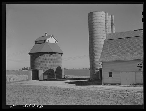 A Witwer dairy and cattle farm. Mr. Witwer also owns a chain of grocery stores. Near Cedar Rapids, Iowa