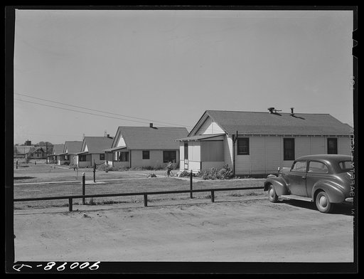 Homes of company oil men in field near Wichita, Kansas