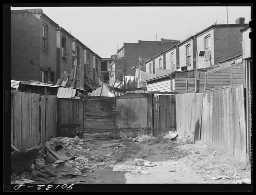 Alley between 6th and 7th and Maryland Avenue, off C Street, S.W. Washington, DC
