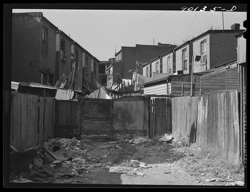 Untitled photo, possibly related to: Alley between 6th and 7th and Maryland Avenue, off C Street, S.W. Washington, DC