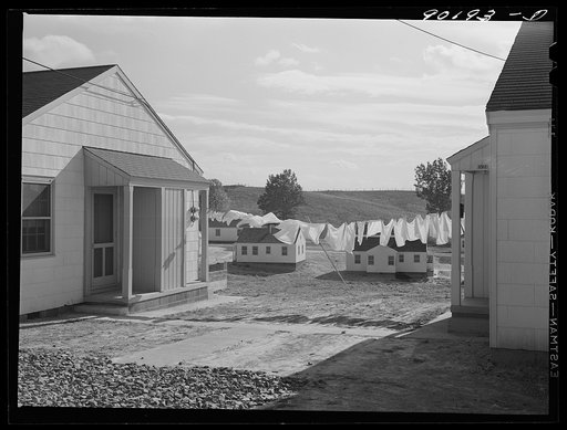 Defense worker's home on Carson Street. Sunset Village, Radford, Virginia. FSA (Farm Security Administration) project