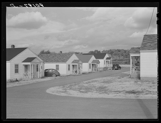 Homes for defense workers. Sunset Village, FSA (Farm Security Administration) housing project. Radford, Virginia