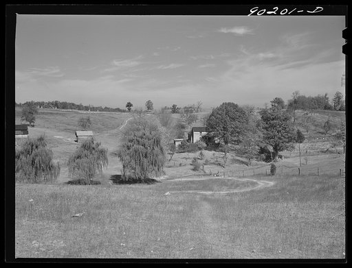 R.L. Howard's farm, on whose land FSA (Farm Security Administration) built a home for defense worker F.A. Lindsey in their rural houses program. Radford, Virginia
