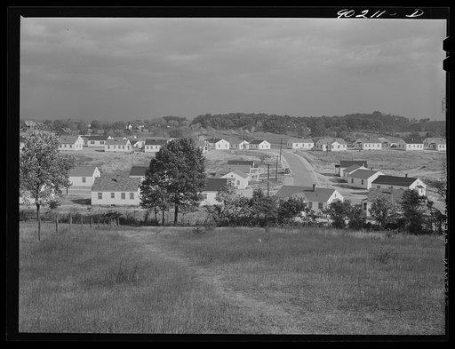 Homes for defense workers. Sunset Village, FSA (Farm Security Administration) housing project. Radford, Virginia
