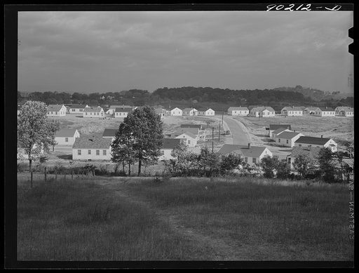 Untitled photo, possibly related to: Homes for defense workers. Sunset Village, FSA (Farm Security Administration) housing project. Radford, Virginia