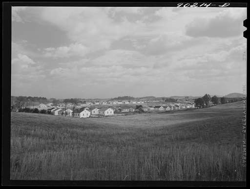 Homes for defense workers. Sunset Village, FSA (Farm Security Administration) housing project. Radford, Virginia