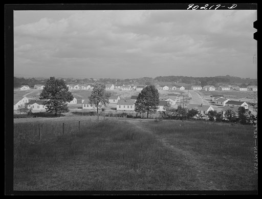 Untitled photo, possibly related to: Homes for defense workers. Sunset Village, FSA (Farm Security Administration) housing project. Radford, Virginia