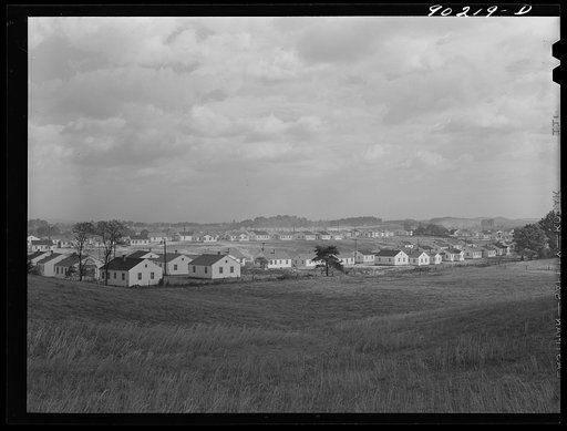 Untitled photo, possibly related to: Homes for defense workers. Sunset Village, FSA (Farm Security Administration) housing project. Radford, Virginia