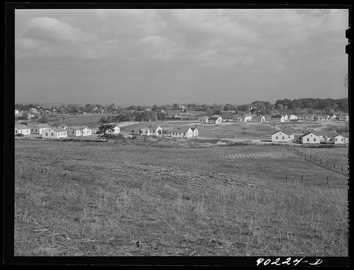 Untitled photo, possibly related to: Homes for defense workers. Sunset Village, FSA (Farm Security Administration) housing project. Radford, Virginia
