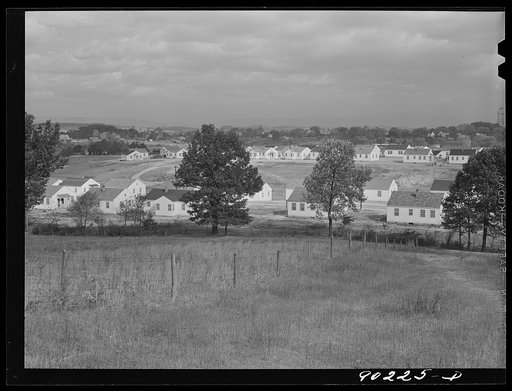 Untitled photo, possibly related to: Homes for defense workers. Sunset Village, FSA (Farm Security Administration) housing project. Radford, Virginia