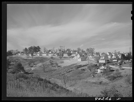 Government housing project built for defense workers in Radford, Virginia