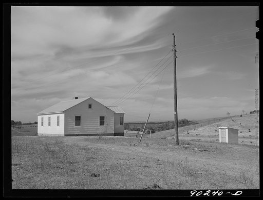 Rural home built by FSA (Farm Security Administration) defense workers on property leased from farmers near Radford, Virginia
