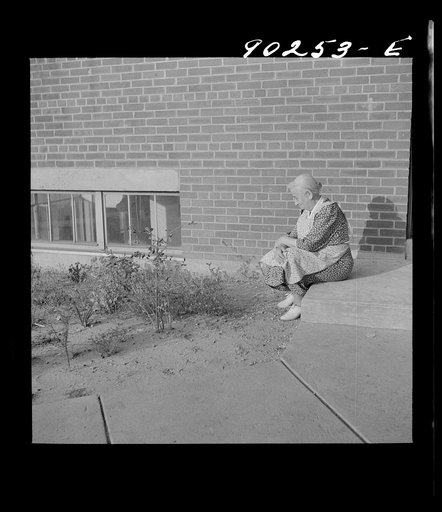 Untitled photo, possibly related to: Resident of Westfield Acres, U.S. housing project. Camden, New Jersey