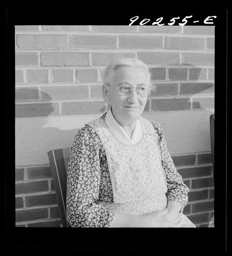 Resident of Westfield Acres, U.S. housing project. Camden, New Jersey