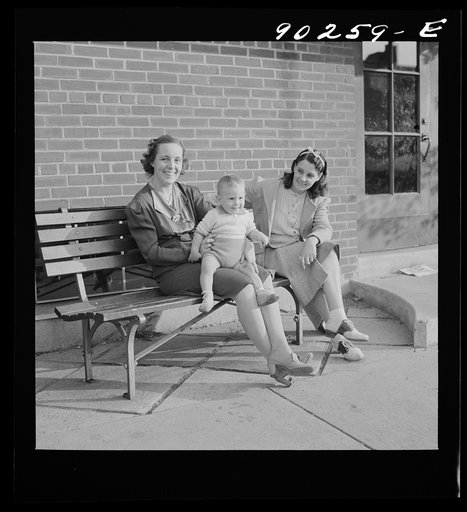 Residents of Westfield Acres, U.S. housing project. Camden, New Jersey