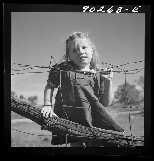 Untitled photo, possibly related to: Phyllis Fleming, daughter of defense worker, Floyd W. Fleming from Spencer, North Carolina, who lives in new rural home built by FSA (Farm Security Administration) on T.H. Walter's farm near Radford, Virginia
