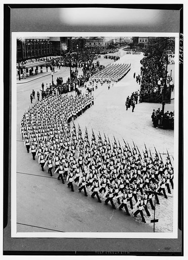 Brazilian troops marching