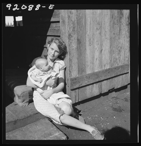 Untitled photo, possibly related to: Migrant laborer's family. Belle Glade, Florida