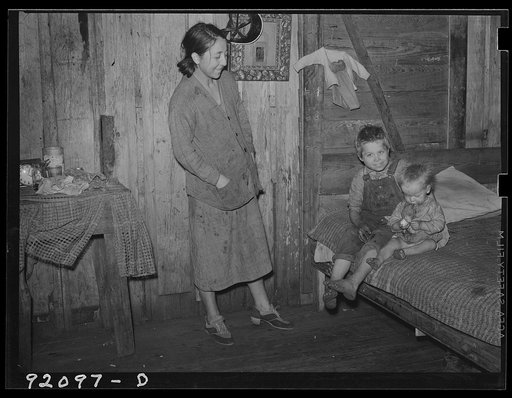 Untitled photo, possibly related to: Migrant packinghouse worker's family. Belle Glade, Florida