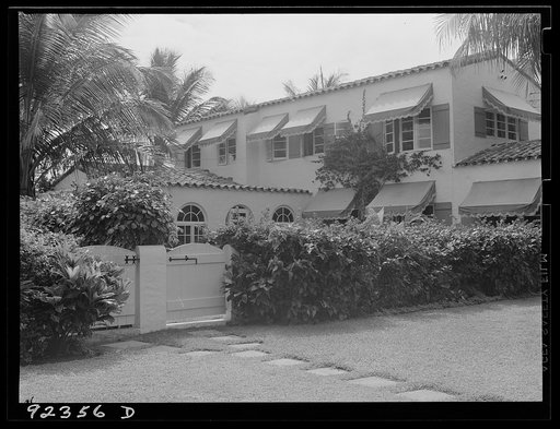 Untitled photo, possibly related to: Home of one of wealthier residents of Miami Beach, Florida