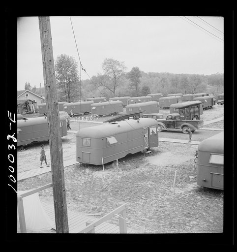 Arlington, Virginia. FSA (Farm Security Administration) trailer camp project for Negroes. General view