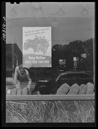 Washington, D.C. Window of Recap Tire Corporation, Georgia Avenue