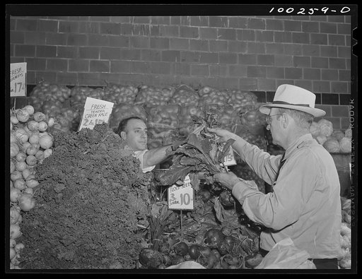 Washington, D.C. Purchasing beets at the Giant Food shopping center on Wisconsin Avenue
