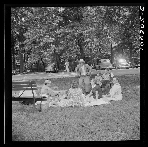 Washington, D.C. A Sunday picnic in Rock Creek Park