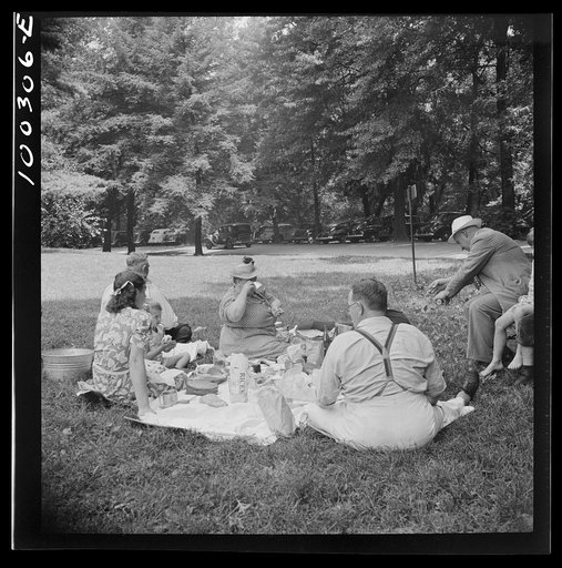 Washington, D.C. A Sunday picnic in Rock Creek Park