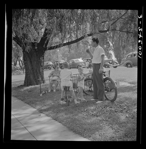 Untitled photo, possibly related to: Washington, D.C. Family at Haines Point [i.e. Hains Point] on Sunday
