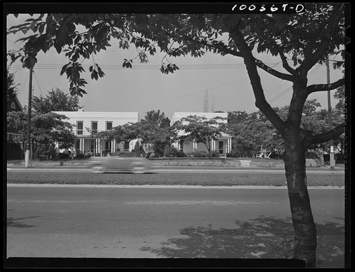 Untitled photo, possibly related to: Chevy Chase, Maryland. Mrs. Harper's tourist home just over the District line, at 5530 Wisconsin Avenue