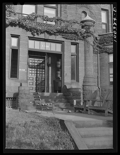 Untitled photo, possibly related to: Washington, D.C. Boarding house at 17th and N Street, N.W.