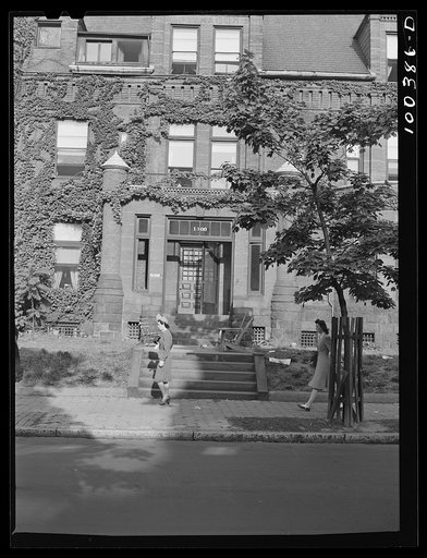 Washington, D.C. Boarding house at 17th and N Street, N.W.
